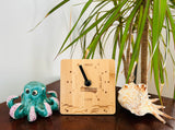 Gusting55 Bamboo Tide Clock
