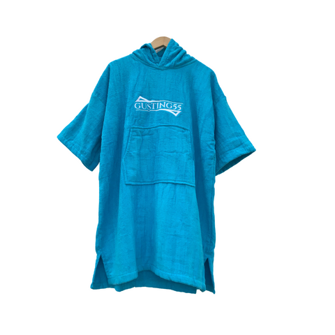 Kids - 100% Velour Cotton Changing Robe (Blue)